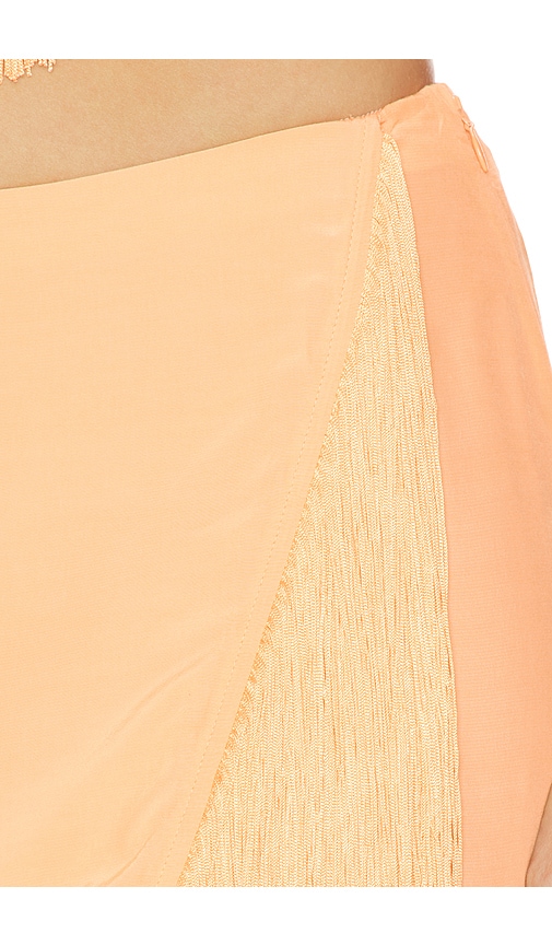 view 6 of 6 Silvia Maxi Skirt in Sunset Orange