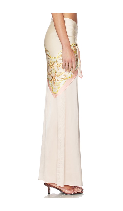 view 2 of 6 Reese Maxi Skirt in Baby Pink Scarf Print