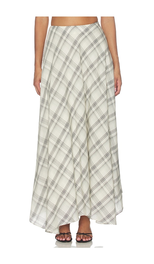 view 1 of 6 Blake Maxi Skirt in Ivory & Black