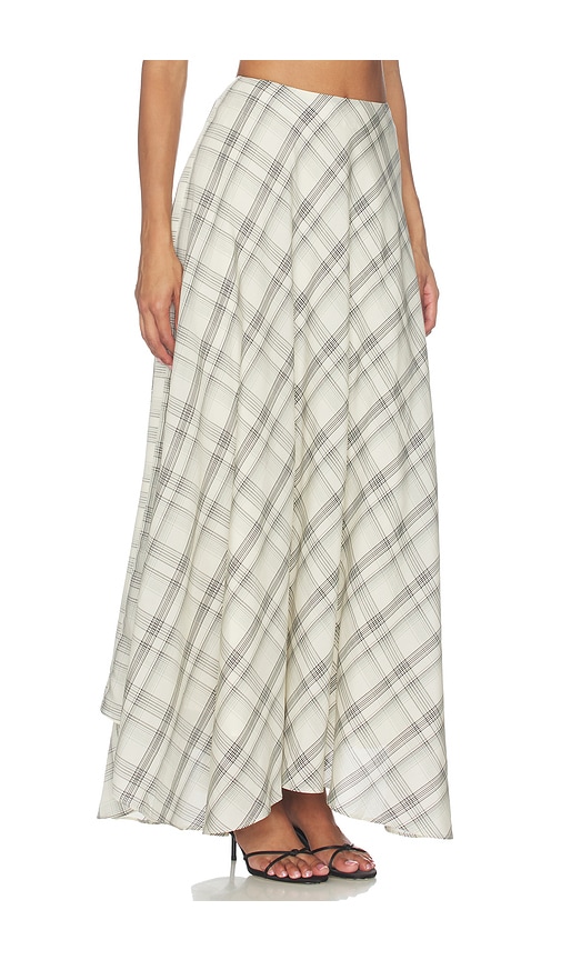 view 3 of 6 Blake Maxi Skirt in Ivory & Black