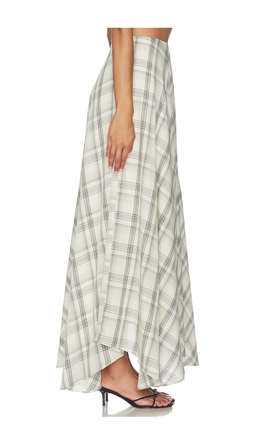 view 4 of 6 Blake Maxi Skirt in Ivory & Black