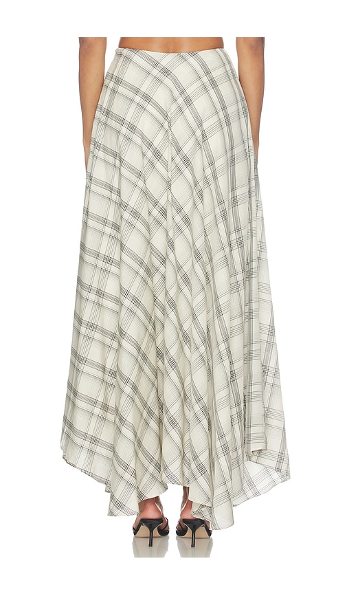 view 5 of 6 Blake Maxi Skirt in Ivory & Black