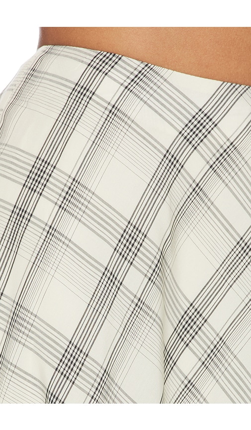 view 6 of 6 Blake Maxi Skirt in Ivory & Black