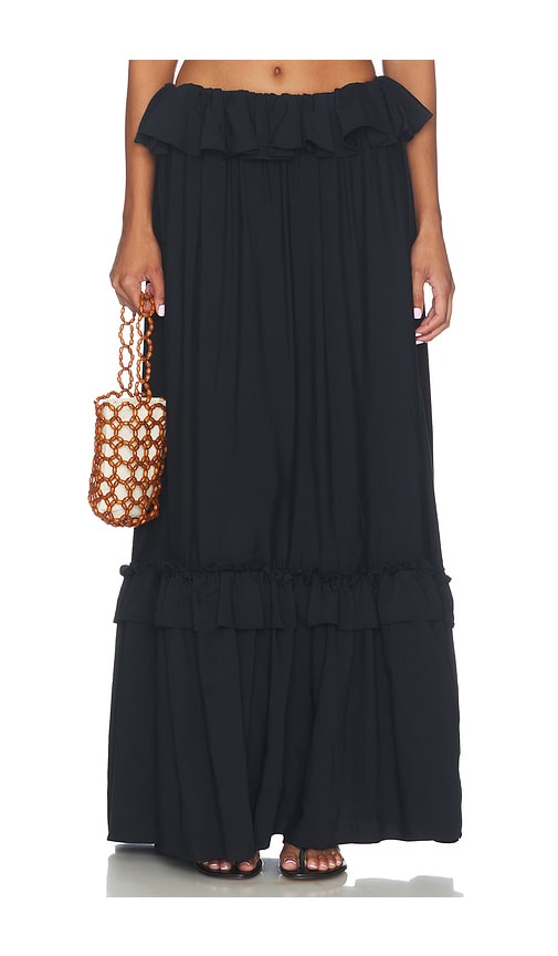 view 1 of 6 Hollis Maxi Skirt in Black