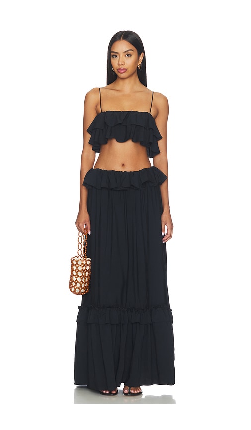 view 5 of 6 Hollis Maxi Skirt in Black