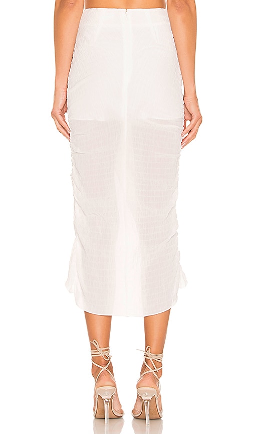 view 3 of 4 Brooke Midi Skirt in White