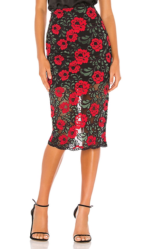 view 1 of 4 Camila Midi Skirt in Rose Garden