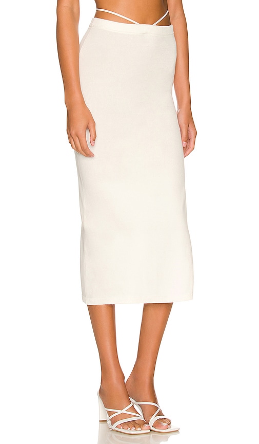view 2 of 4 Baylor Midi Skirt in White