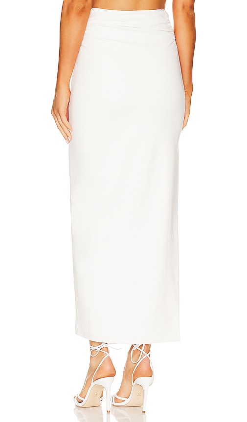 view 3 of 4 Julie Maxi Skirt in White