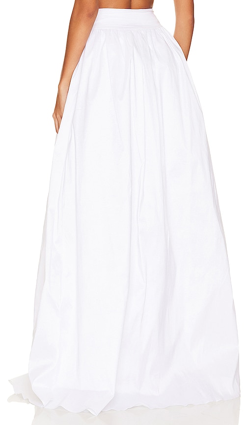 view 3 of 4 Lucille Maxi Skirt in Stark White