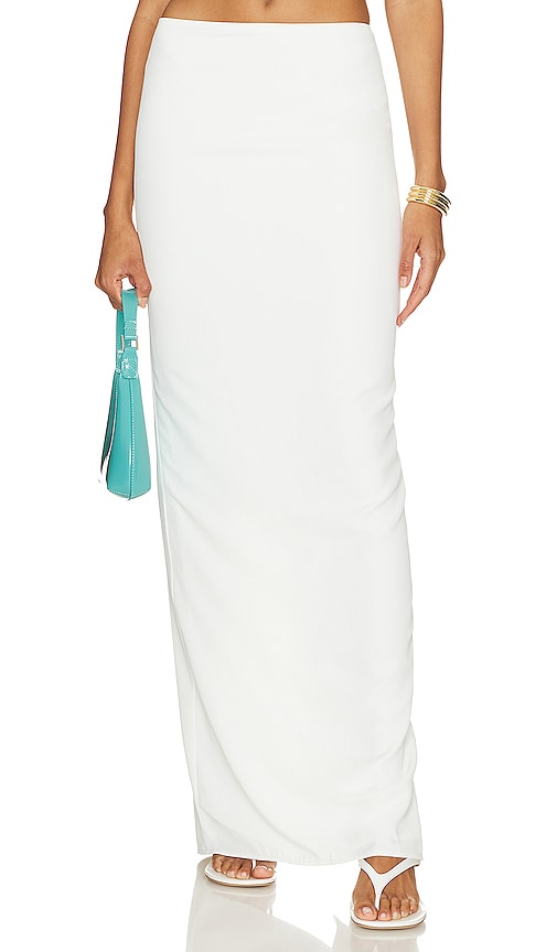 view 1 of 4 Imani Maxi Skirt in Opal White