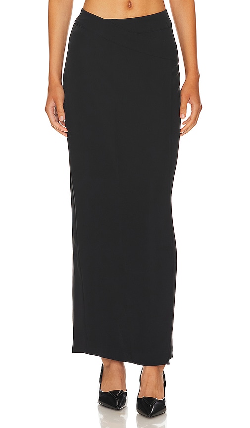 view 2 of 5 Brodie Maxi Skirt in Black