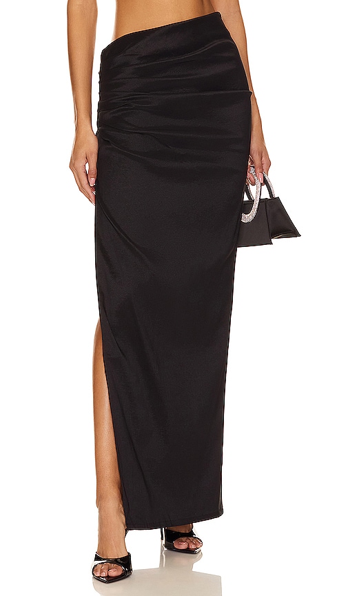 view 1 of 5 Ricky Maxi Skirt in Black