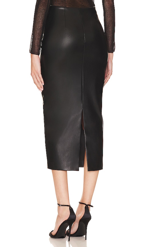 view 3 of 4 Ludovica Maxi Skirt in Black