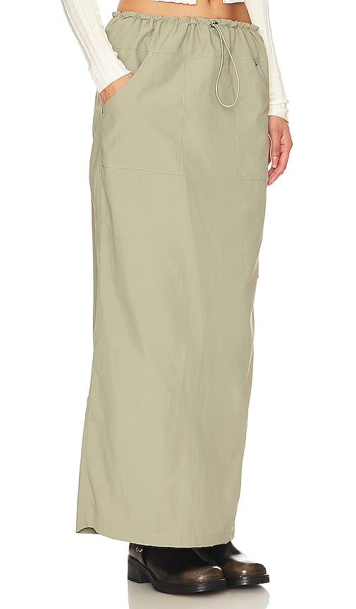 view 2 of 4 Marni Maxi Skirt in Sage Green