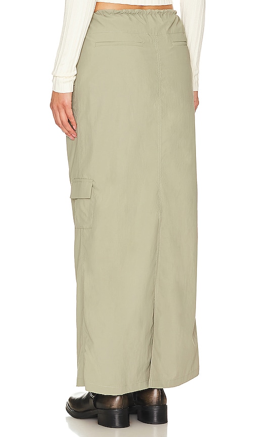 view 3 of 4 Marni Maxi Skirt in Sage Green
