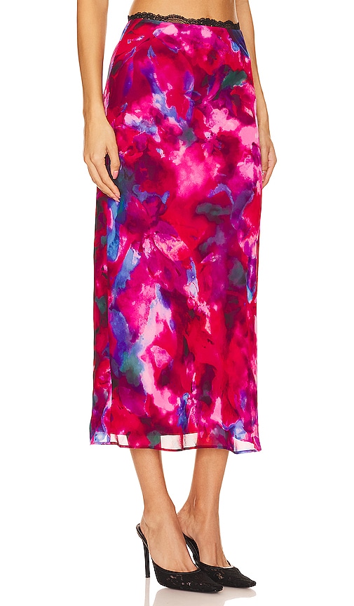 Shop Lovers & Friends Phoenix Maxi Skirt In Welling Floral Multi