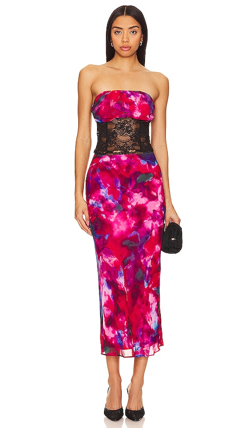 view 4 of 4 Phoenix Maxi Skirt in Welling Floral Multi