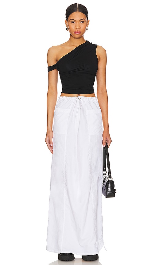 view 4 of 4 Angela Maxi Skirt in White