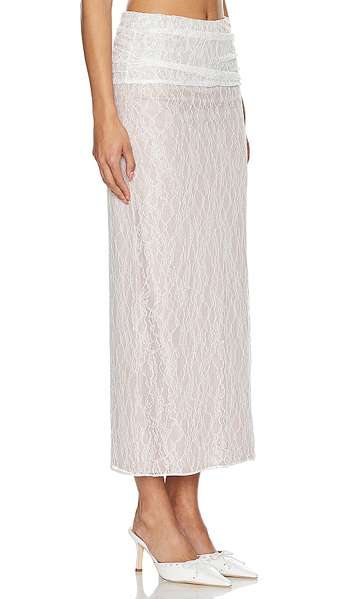 view 2 of 4 Jocelyn Maxi Skirt in White Lace