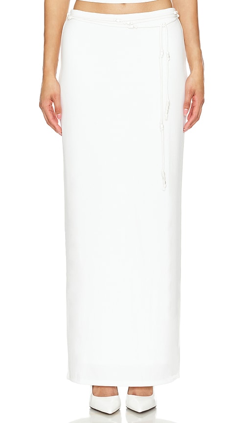 view 1 of 4 x Maggie MacDonald Carolyn Maxi Skirt in White