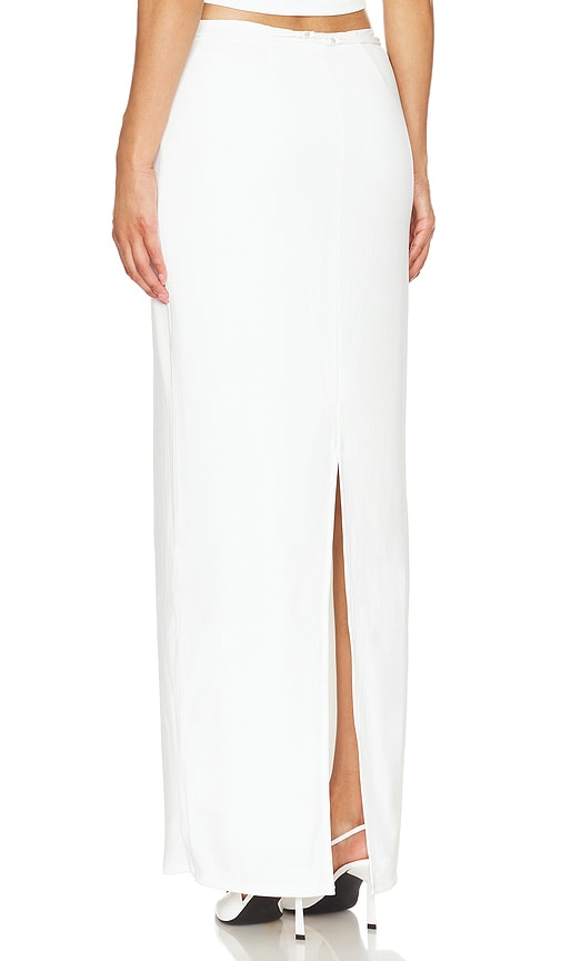 view 3 of 4 x Maggie MacDonald Carolyn Maxi Skirt in White