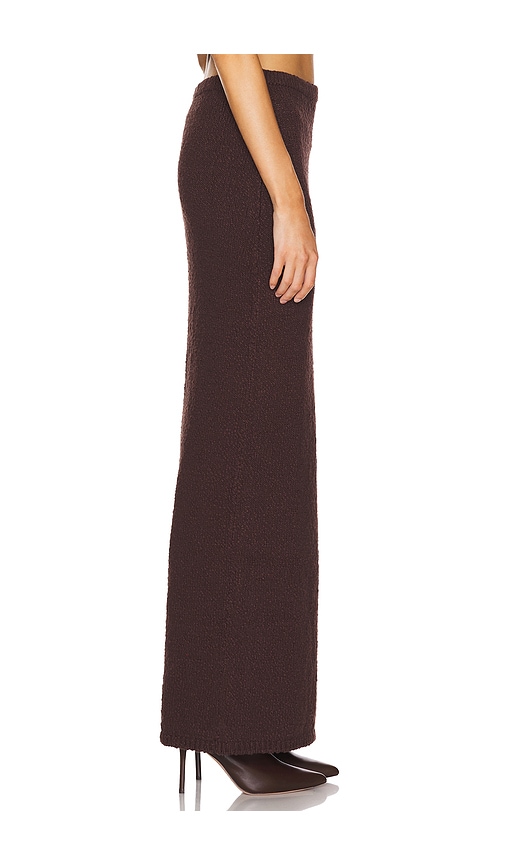 view 3 of 6 Agnese Maxi Skirt in Brown