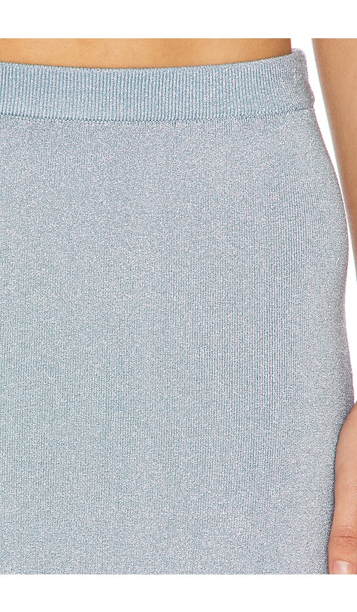 view 6 of 6 Carla Maxi Skirt in Ice Blue
