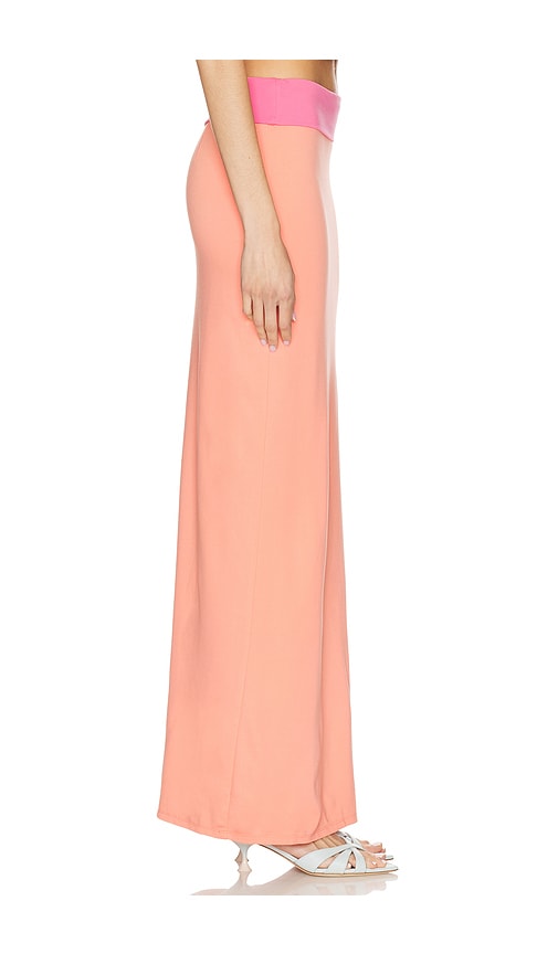 view 3 of 6 Tulip Maxi Skirt in Coral & Pink