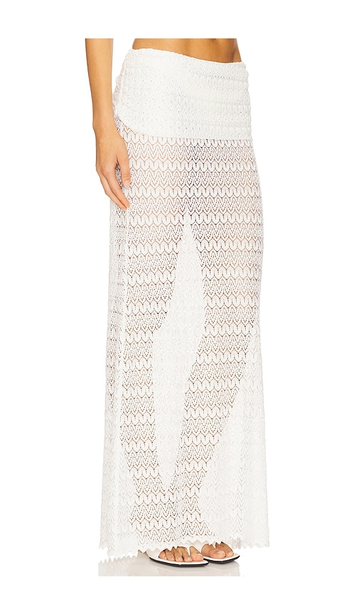 view 2 of 6 Nadina Maxi Skirt in White