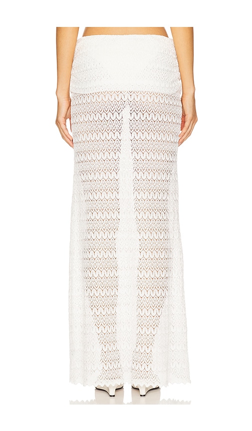 view 4 of 6 Nadina Maxi Skirt in White