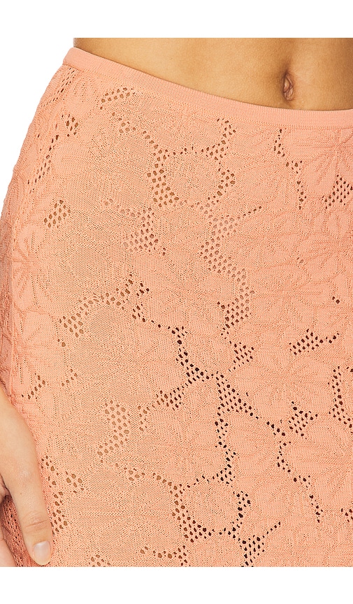 view 6 of 6 Shalie Maxi Skirt in Coral