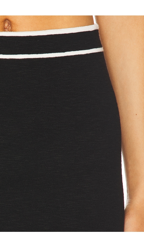 view 6 of 6 Azariah Mini Skirt in Black & White
