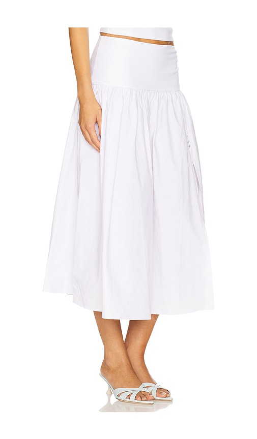 view 3 of 7 Mac Midi Skirt in White