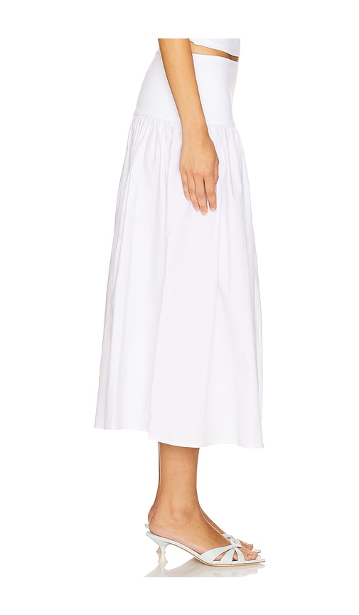 view 4 of 7 Mac Midi Skirt in White