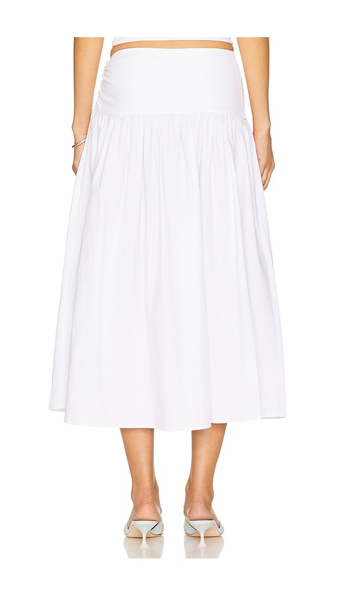 view 5 of 7 Mac Midi Skirt in White