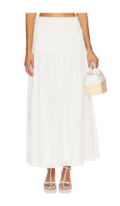 Alessia Maxi Skirt in White. - size XS (also in L, M, S, XL, XXS)