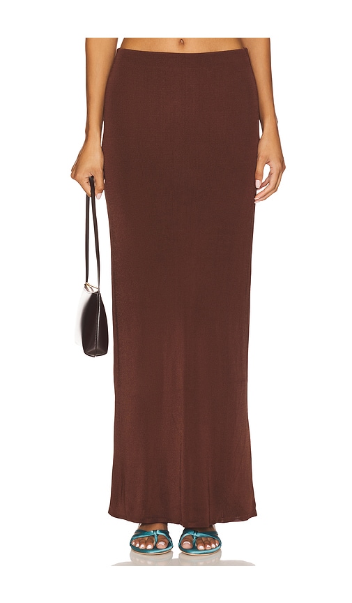 Lovers & Friends Elsy Maxi Skirt In Brown
