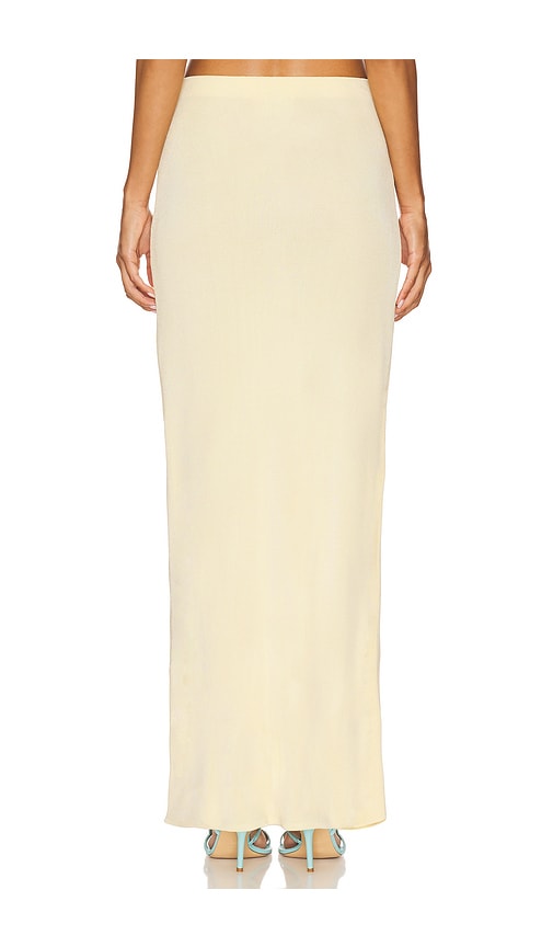 view 4 of 6 Elsy Maxi Skirt in Pale Yellow