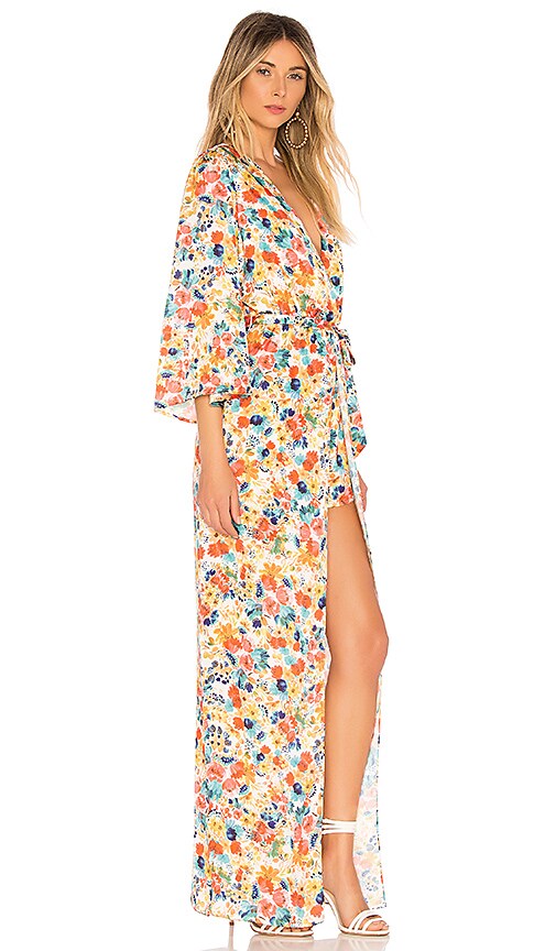 view 2 of 3 Betty Romper in Bouquet Floral