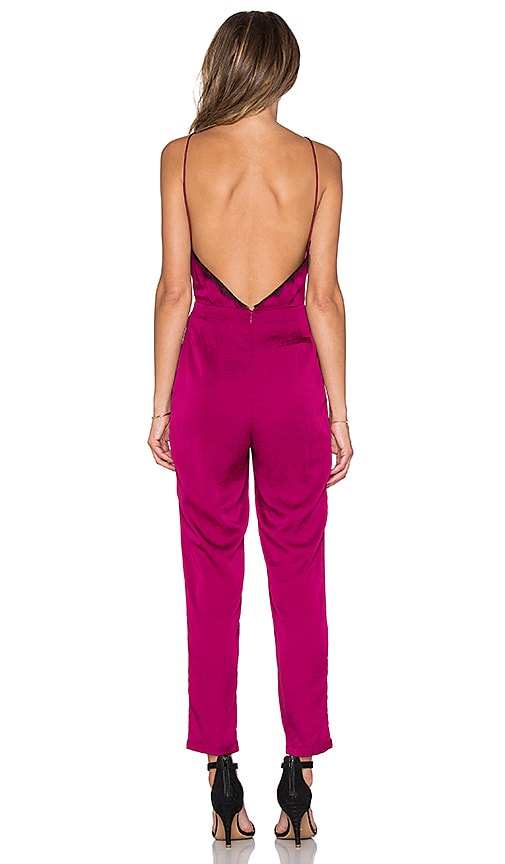 view 3 of 3 My Way Jumpsuit in Berry