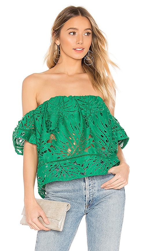 view 1 of 4 Life's A Beach Top in Kelly Green