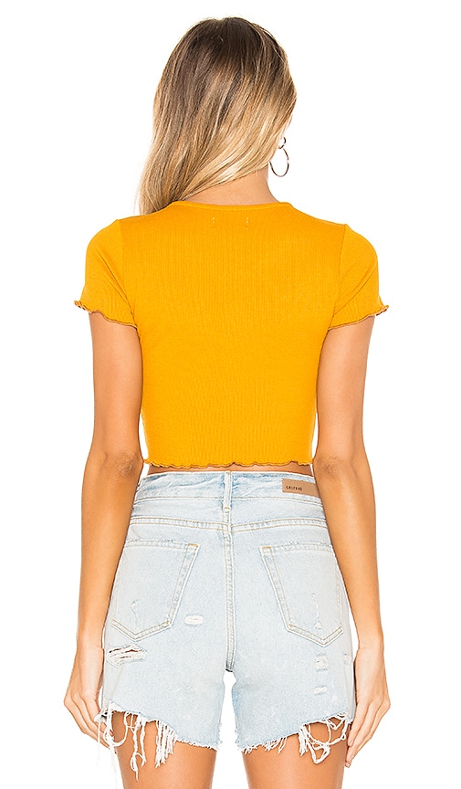 view 3 of 4 Candice Top in Honey Yellow