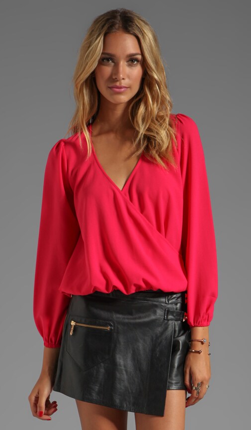 Lovely Long Sleeve Drape Top