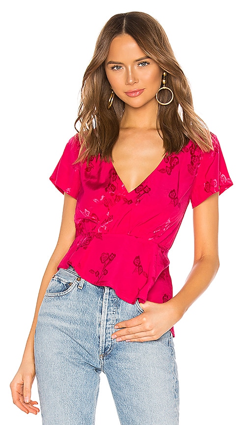 view 1 of 5 Bali Top in Hot Pink