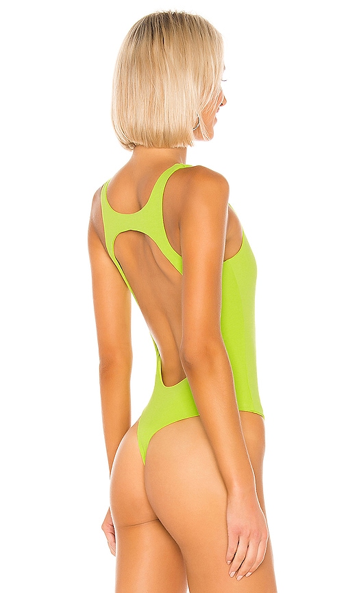 view 4 of 5 Esme Bodysuit in Neon Green