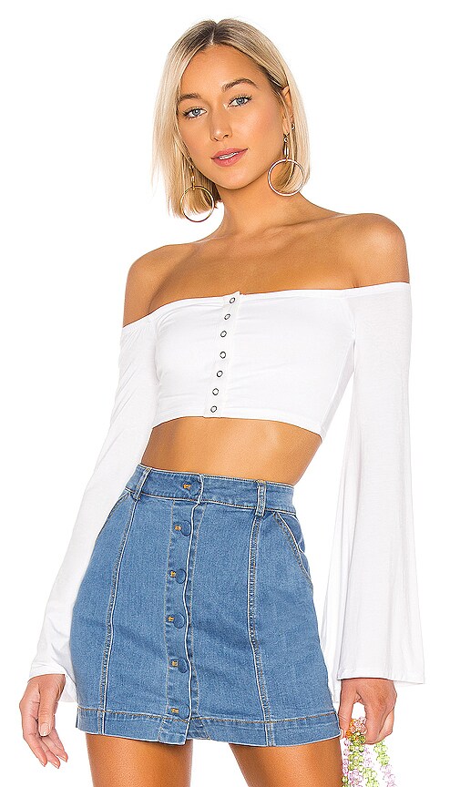 view 1 of 4 Alessandra Top in White