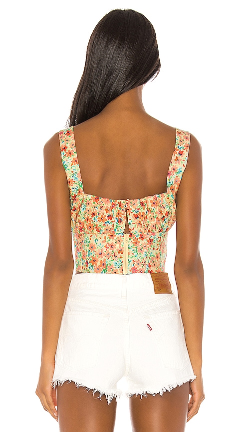 view 3 of 4 Blaze Top in Summer Field Floral