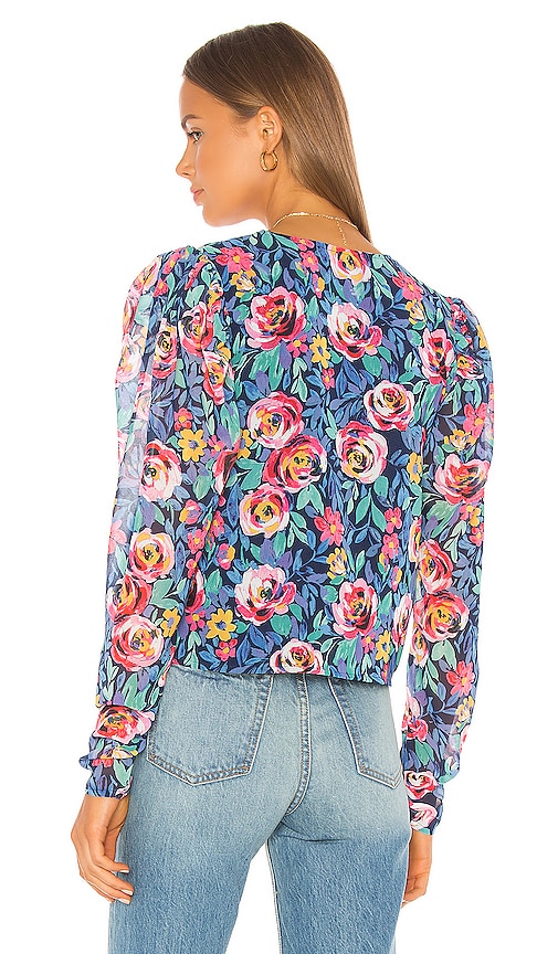 view 3 of 4 Sabina Top in Rose Garden Floral