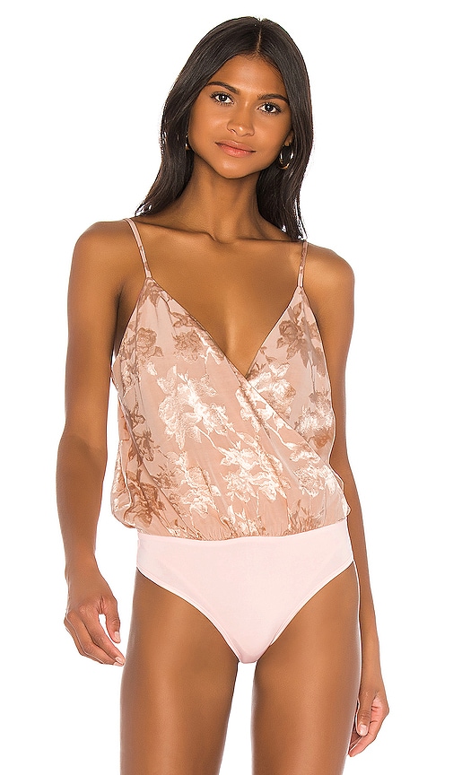 view 2 of 5 Leo Cami Bodysuit in Blush Pink